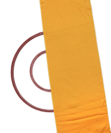 yellow colour two tone plain taffeta silk fabric